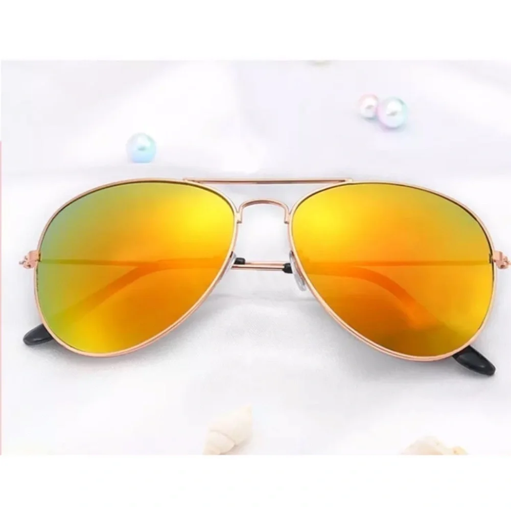 Yellow and green mirrored aviator shades - Picture 3 of 3